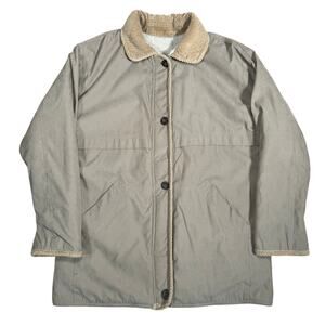 Vintage Reversible Fleece Corduroy Chore Coat Women’s Medium